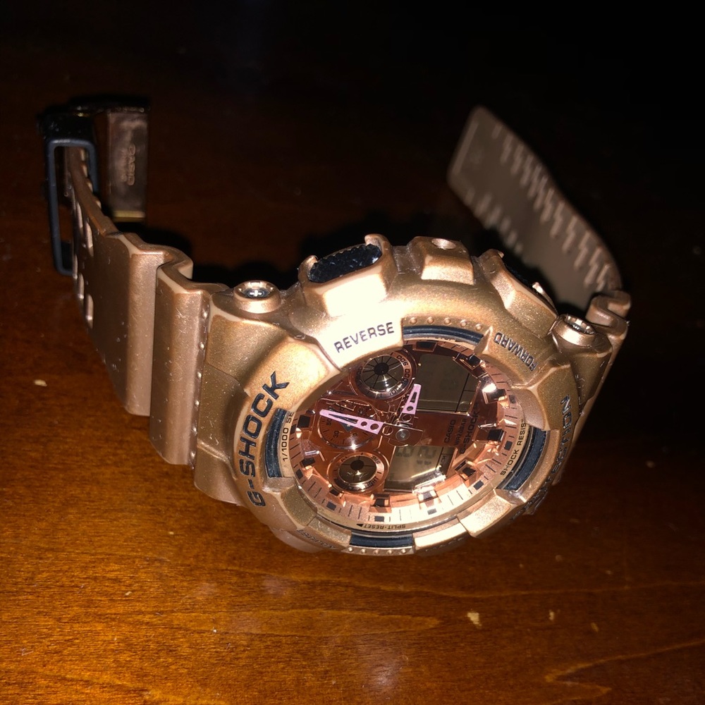 Casio Rose Gold G-Shock Watch